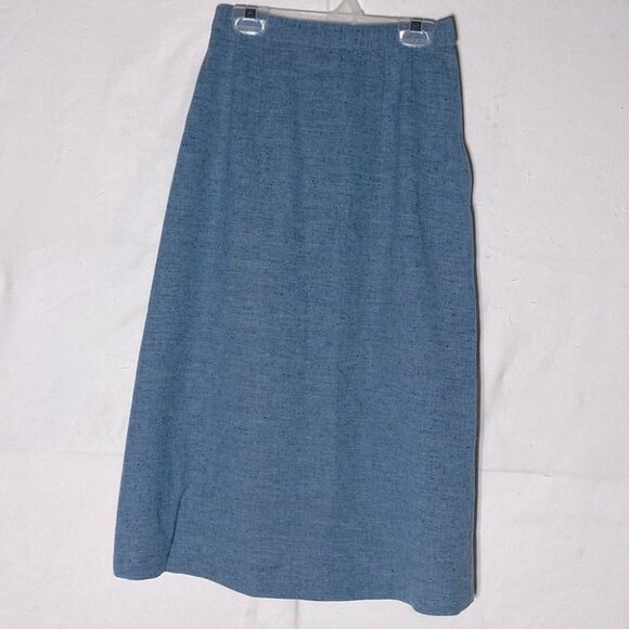 Vintage Handmade Blue Midi Skirt XS - Picture 9 of 9